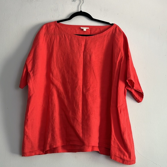 Donated- Eileen Fisher Linen Cotton Short Sleeve Top Bundle XL - Picture 12 of 14